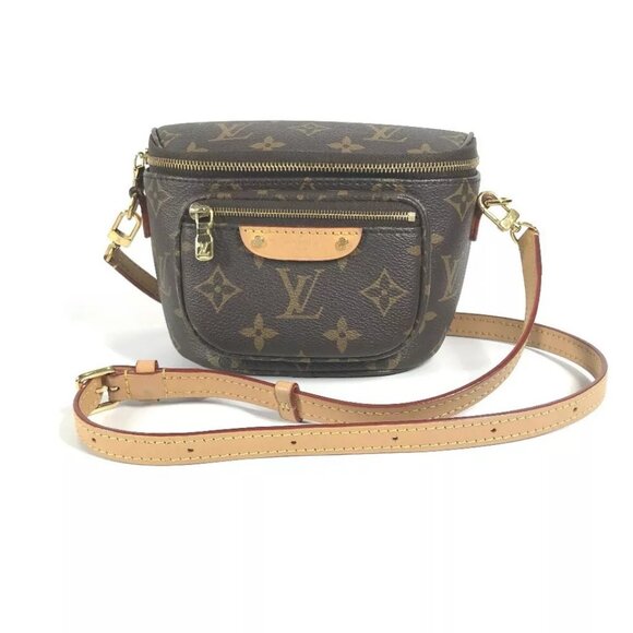 LOUIS VUITTON Monogram Mini bum bag Shoulder Bag Pochette body bag - Picture 1 of 16